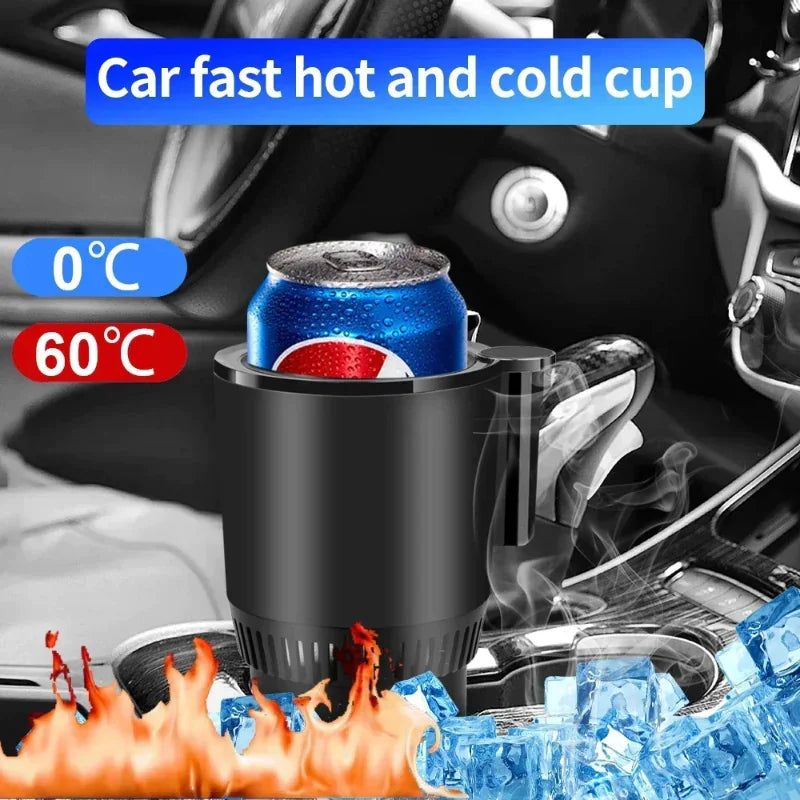 2-in-1 Smart Heating & Cooling Cup Holder with Digital Display