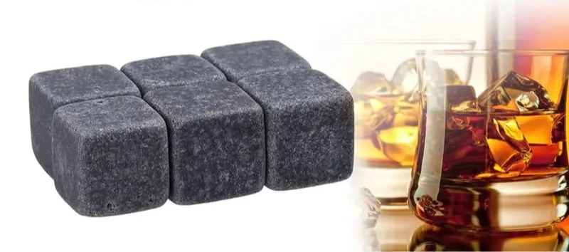 Natural Whiskey Stones Gift Set